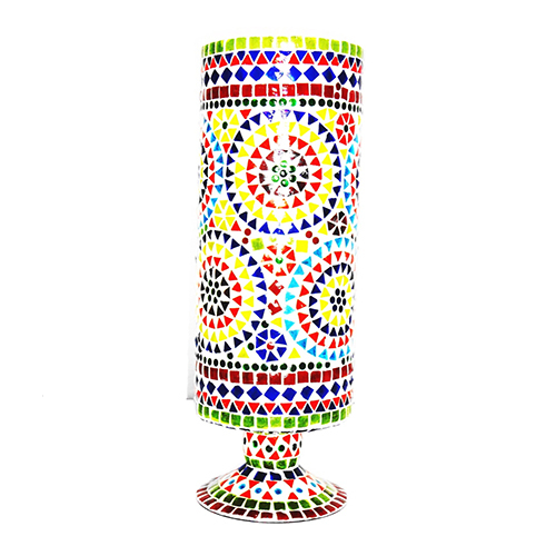 GGE 0403 Mosaic Design Beaded Flower Pot