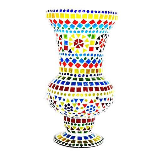 GGE 0405 Mosaic Design Beaded Flower Pot