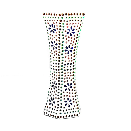 Gge 0412 Mosaic Beads Flower Pot - Color: Various Available