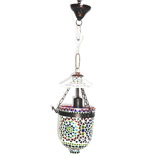 GGE 0471 Multicolor Glass Hanging Lamp