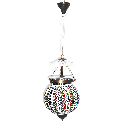 GGE 0472 Multicolor Glass Hanging Lamp