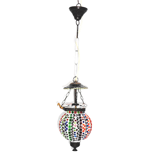 GGE 0473 Multicolor Glass Hanging Lamp