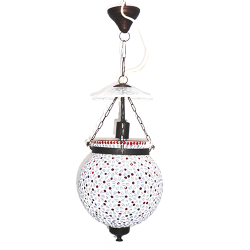GGE 0476 Multicolor Glass Hanging Lamp