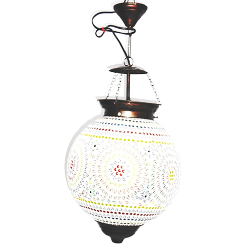 GGE 0478 Multicolor Glass Hanging Lamp