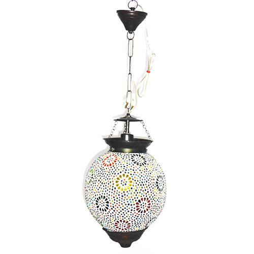 GGE 0479 Multicolor Glass Hanging Lamp
