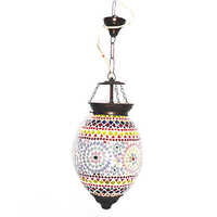 GGE 0486 Multicolor Glass Hanging Lamp