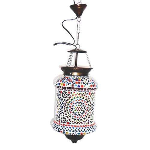 GGE 0492 Multicolor Glass Hanging Lamp