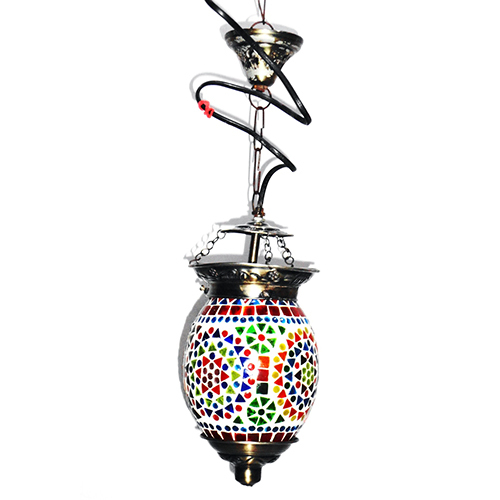 GGE 0488 Multicolor Glass Hanging Lamp