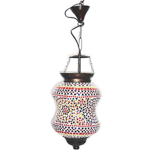 GGE 0490 Multicolor Glass Hanging Lamp