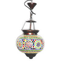 GGE 0496 Multicolor Glass Hanging Lamp