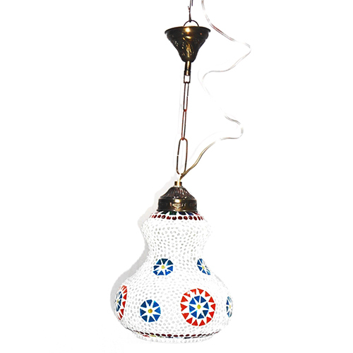 GGE 0499 Multicolor Glass Hanging Lamp