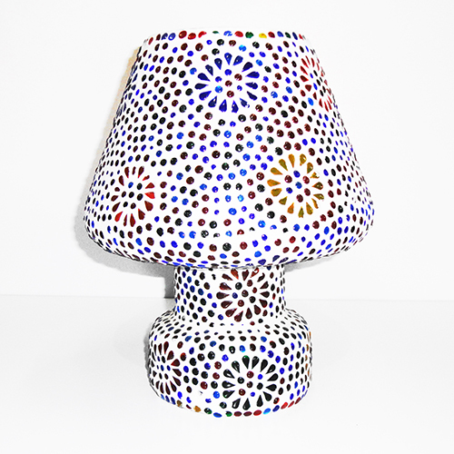 DSC04183 Multicolor Glass Table Lamp