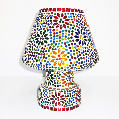 Dsc04185 Multicolor Glass Table Lamp - Color: Different Available