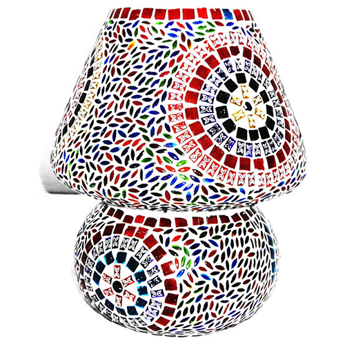 Gge 0005 Mosaic Glass Table Lamp - Color: Different Available