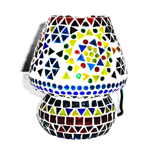 GGE 0018 Mosaic Glass Table Lamp