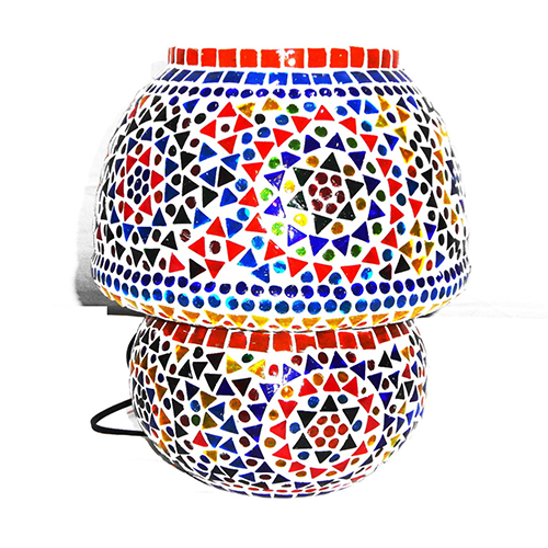 GGE 0032 Mosaic Glass Table Lamp
