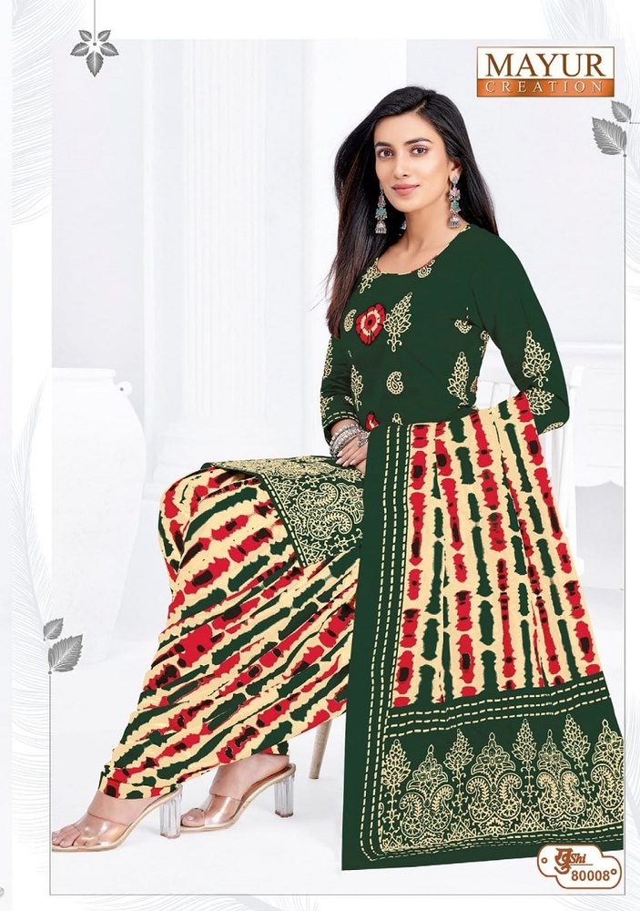 Mayur Khushi Vol-80  Dress Material