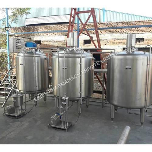 Syrup Manufacturing Plant 500 ltr