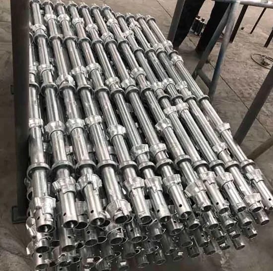 Cuplock Pipes - Application: Construction