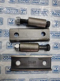 916646 SILENT BLOCK TYPE SHACKLE KIT FOR WILLYS JEEP CJ3B M38A1 CJ5 1957-75