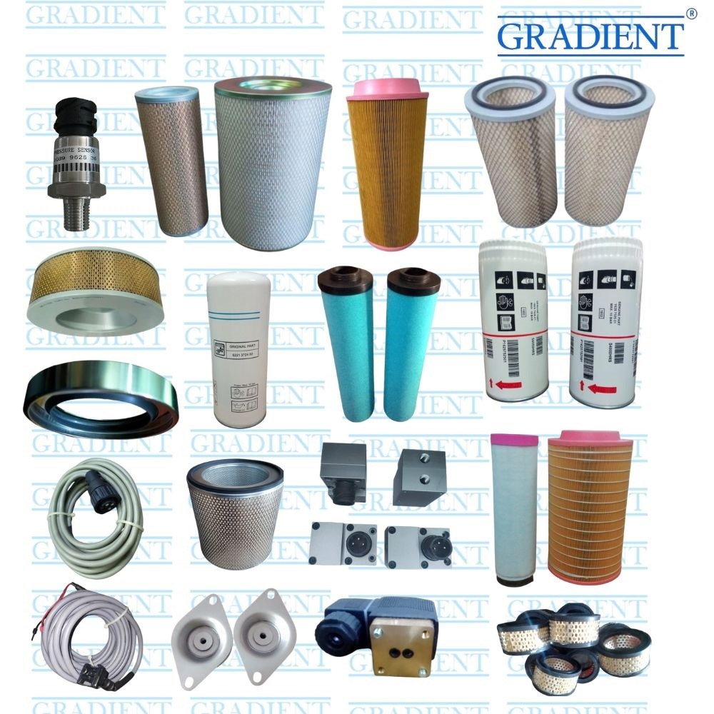 Atlas Copco Line Filter - Color: Blue