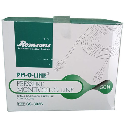 Pressure Monitoring Line - Application: Hospital