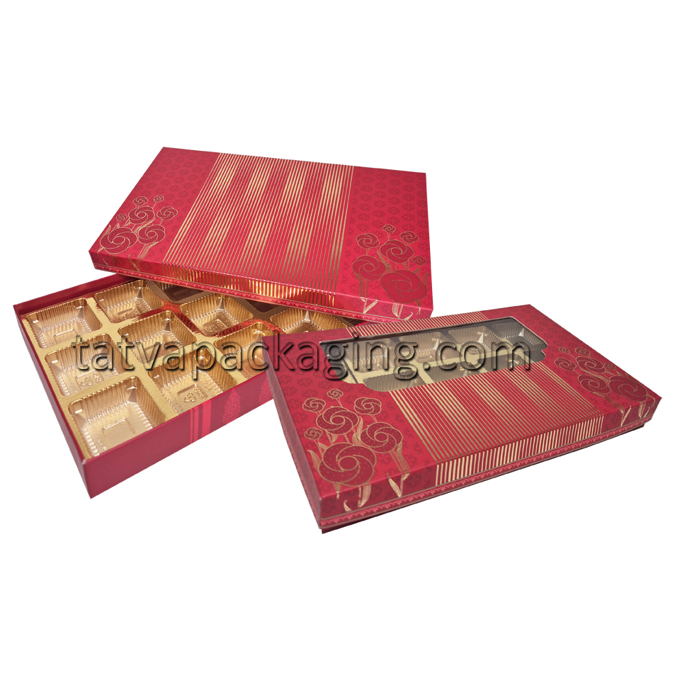 Chocolate Gift Box with 15 Pc Cavity - With and Without Window