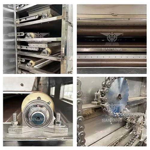Automatic Mesh Belt Drying Equipment Onion Mesh Belt Dryer Continuous Dryer For Fruits And Vegetables - Material: Stainless Steel