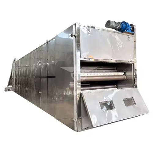 Multifunctional Continuous Dehydration Equipment Silkworm Cocoon Hops Maca Mesh Belt Dryer - Material: Stainless Steel