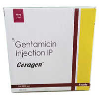 Gentamicin Injection Ip - 8 Mg/2 Ml Liquid Formulation | Suitable For All Patient Groups, Packaged 100 Vials Of 2 Ml Each