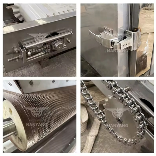 Steam Heating Food Dehydrator Fruit Vegetable Mango Cassava Onion Yam Ginger Mesh Belt Dryer - Material: Stainless Steel