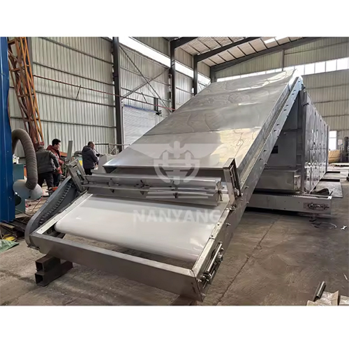 Steam Heating Food Dehydrator Fruit Vegetable Mango Cassava Onion Yam Ginger Mesh Belt Dryer - Material: Stainless Steel