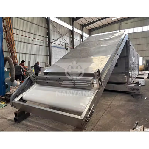 Continuous Mesh Belt Dehydratorfruit Vegetable Meat Seafood Herbs Flower Tea Mesh Belt Dryer - Material: Stainless Steel