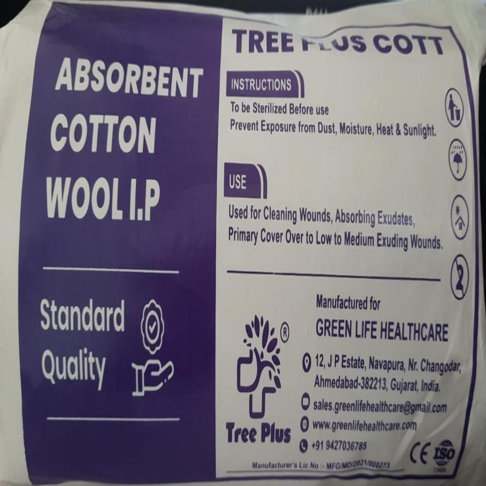 Absorbent Cotton Wool Ip 500 Gms - Application: Hospital
