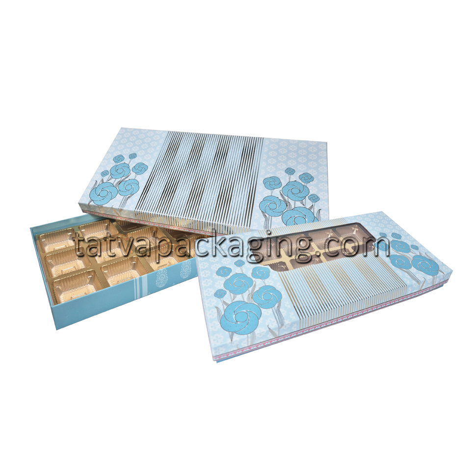 Chocolate Gift Box with 18 Pc Cavity - With and Without Window