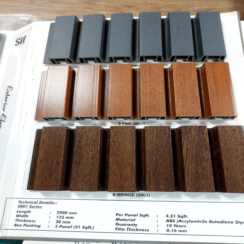 SIF ABS Exterior Cladding & Ceiling WPC for Facade Elevation