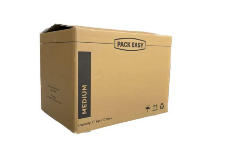 Strong Corrugated Box - Color: Brown