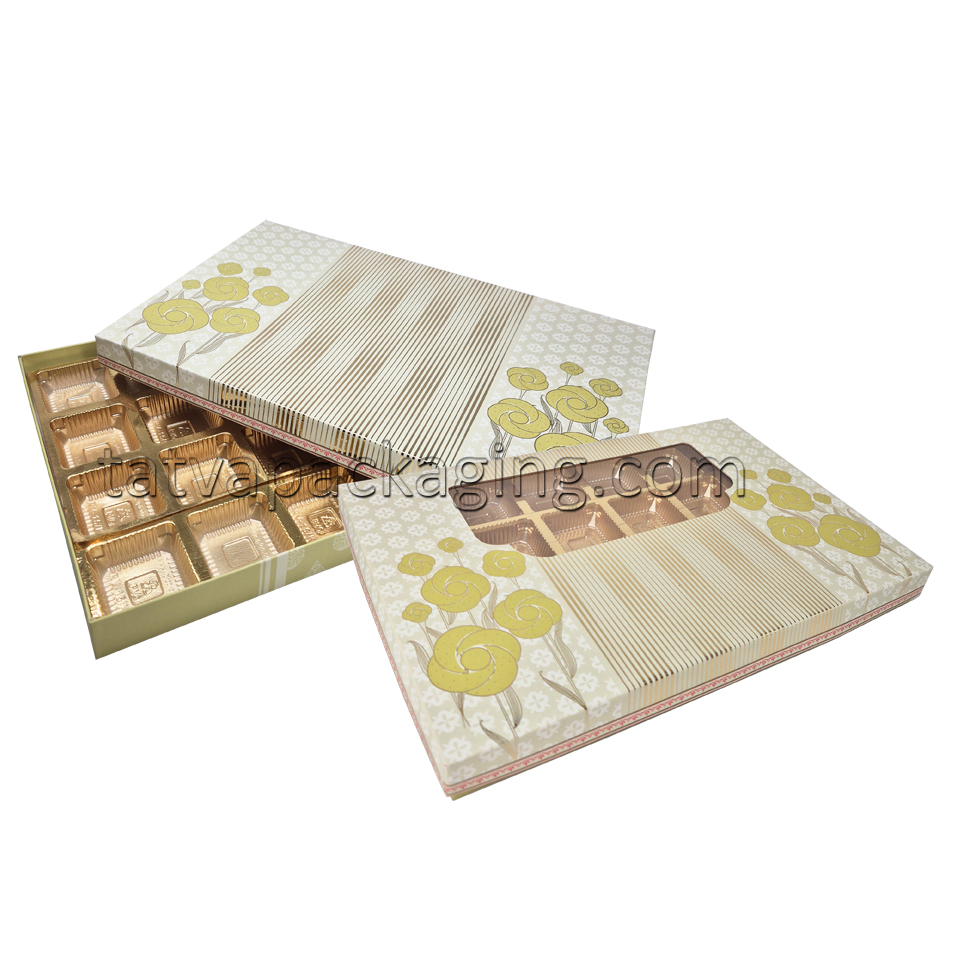 Chocolate Gift Box with 24 Pc Cavity - With and Without Window