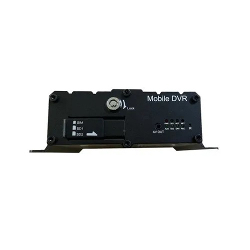 01_Tvs 404H 4Ch 1080P Mobile Dvr 4G Gps Arai Icat Approved - Color: Black