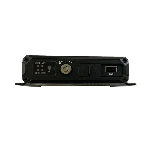 01_Tvs 404Sg4 Mobile Dvr 4Ch 1080P 4G Gps Arai Icat Approved - Color: Black
