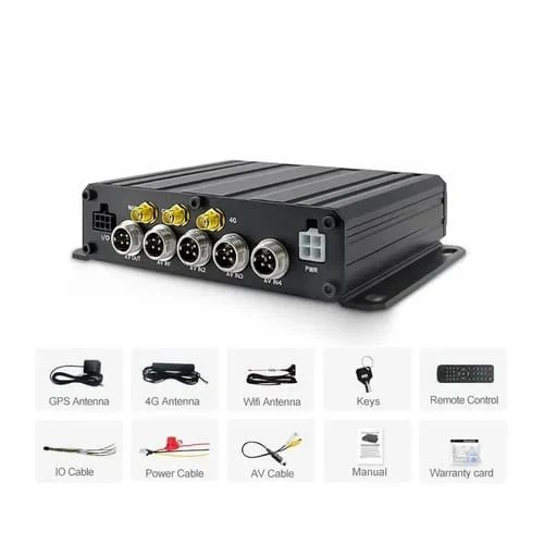 TVS-404SG 4CH 1080P Mobile DVR With GPS, 4G, WiFi