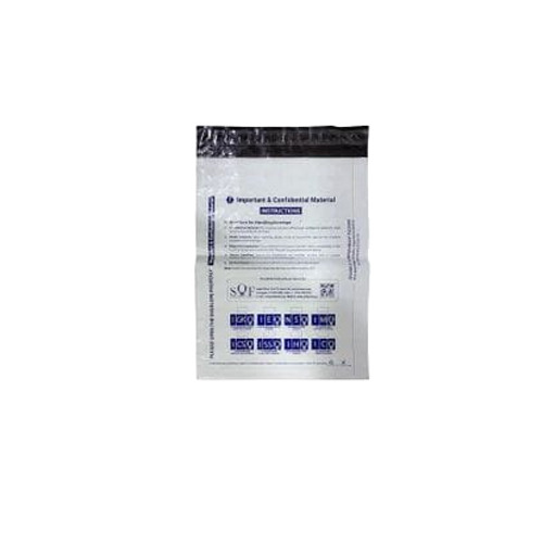 10X12 Inch Ldpe Courier Bag - Color: White