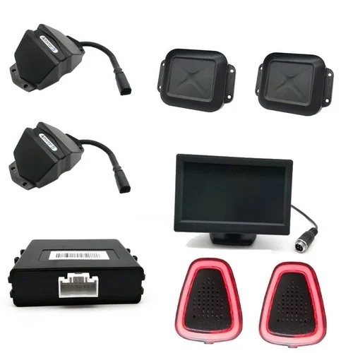 Tvs Safety Driving Monitoring System Advanced Blind Spot Warning Technology - Color: Black