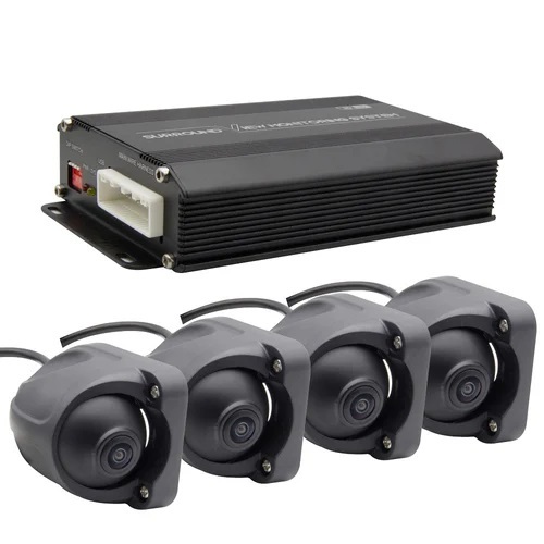 Car 360 Bird View Camera System Dvr Plug And Play - Color: Black