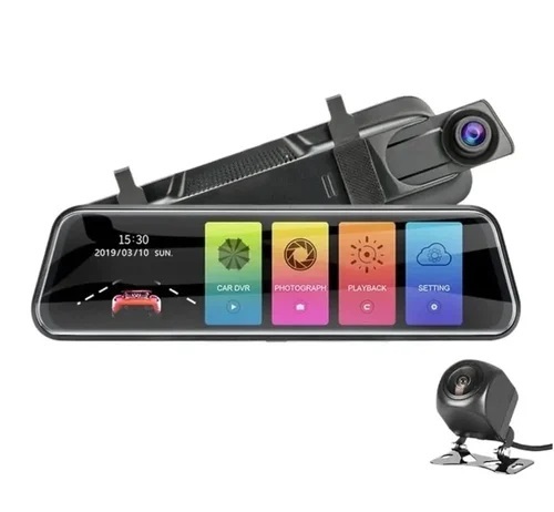 Tvs-D208 10-Inch Triple Lens 1080P Car Dvr Dash Cam With Night Vision - Features: Durable