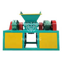 Factory Direct Sale Industrial Double Shaft Car Motorbike Rubber Tyre Shredder Waste Bumper Tyre S