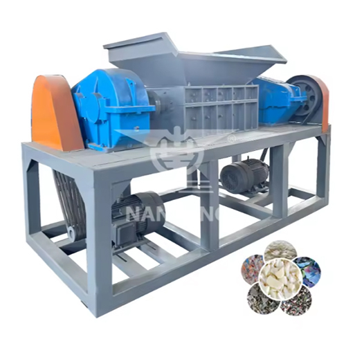 Four Shaft Plastic Bag Bottle Barrel Card Shredder Machine Polypropylene Nylon Waste Plastic Shredder - Feature: Lower Energy Consumption