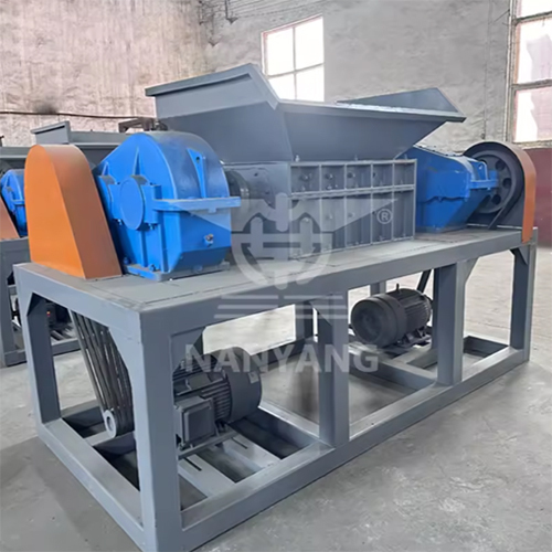 Four Shaft Plastic Bag Bottle Barrel Card Shredder Machine Polypropylene Nylon Waste Plastic Shredder - Feature: Lower Energy Consumption