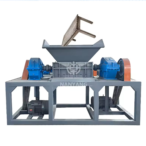 Wood Shredder Machine Wooden Furniture Shredder Machine Double Shaft Shredder Machine - Feature: Lower Energy Consumption