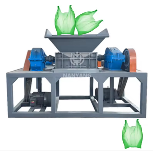 Plastic Bag Shredder Machine Double Shaft Shredder Machine Waste Plastic Shredder Machine